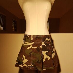 Camouflage Mini Skort